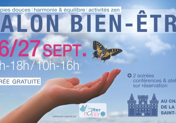 salon bien être 45 La Ferté st Aubin le 26 et 27 septembre 2020