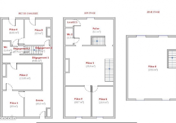 Vente de l'immeuble Espace bien être saint ay