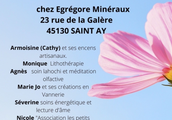 Détente et Bien être le dimanche 18 juillet 2021 chez Egrégore Minéraux