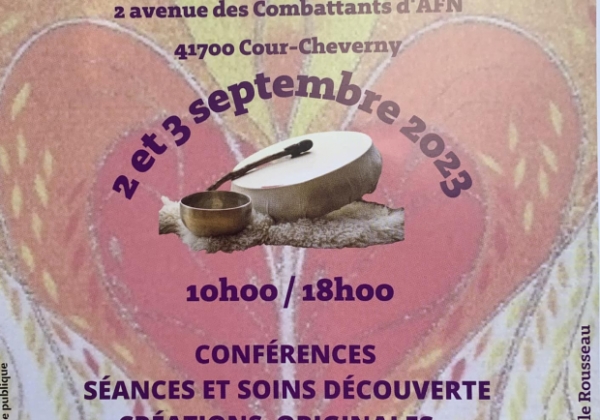 salon bien être le 02 et 03 septembre à cour cheverny