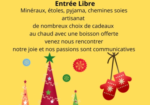 Marché de Noël chez Egrégore Minéraux les 14 décembre  2024