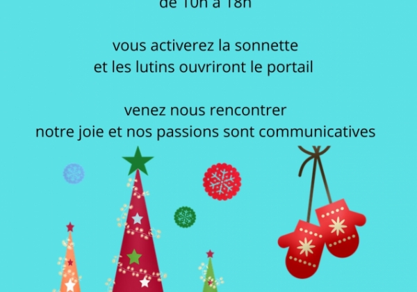 les marchés de Noël chez Egrégore minéraux saint ay