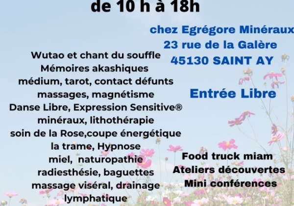 Journée douceur et Mieux être le dimanche 05 juillet 2026 à saint ay 