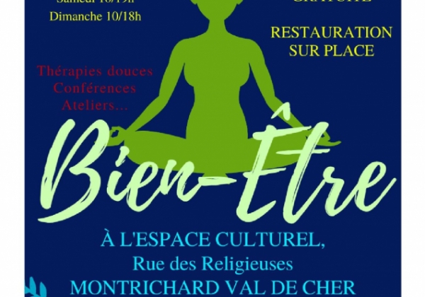 Salon Bien être à Montrichard (41) les 29 et 30 septembre 2018