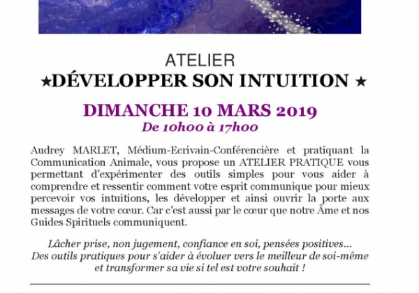 Ateliers - conférences - stage MARS 2019