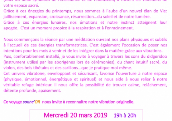 Ateliers - conférences - stage MARS 2019 - Photo 2