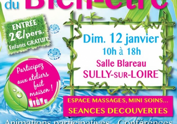 Salon bien être à sully sur Loire le dimanche 12 janvier 2020