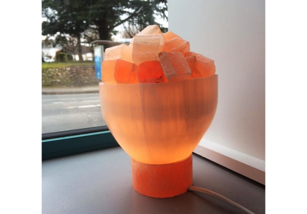 Lampes en sélénite 